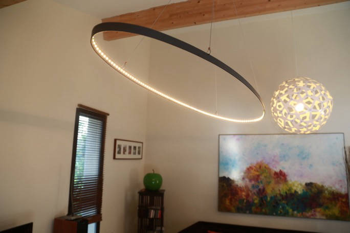 Suspension Ovalie LED